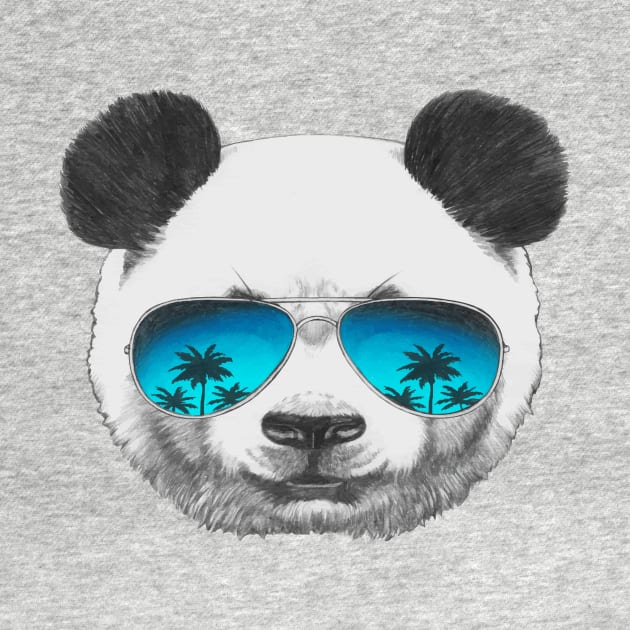 Cool Panda wearing sunglasses by Teezer79